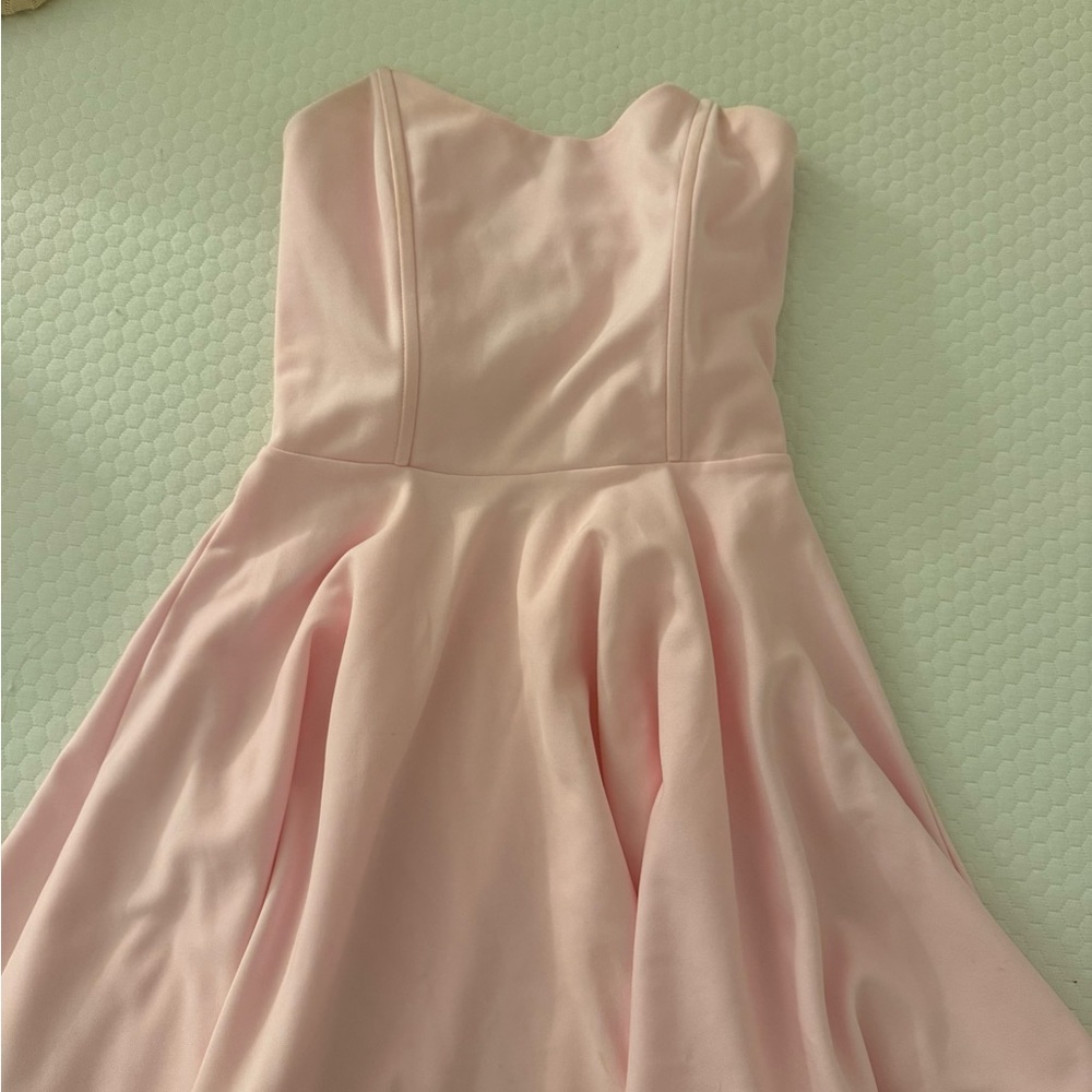 Lucy In the Sky Corset Pink Dress